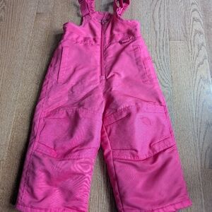 Cherokee Bright Pink Kids Overalls
